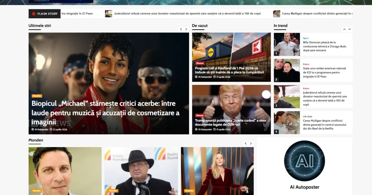 Portofoliu: AI24 Știri