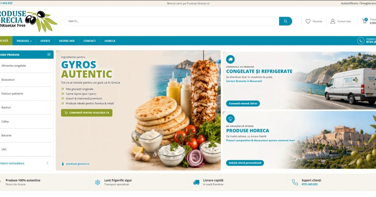 Portofoliu: Produse Grecia